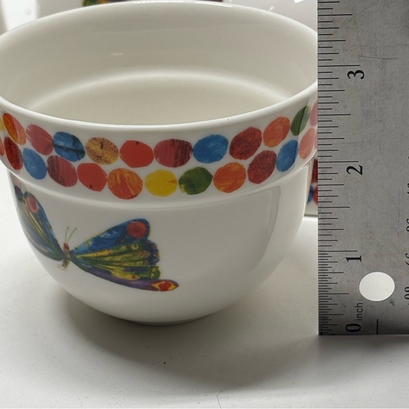 Set of 5 Eric Carle Portmeirion The Very Hungry Caterpillar ceramic bowls - Picture 9 of 9